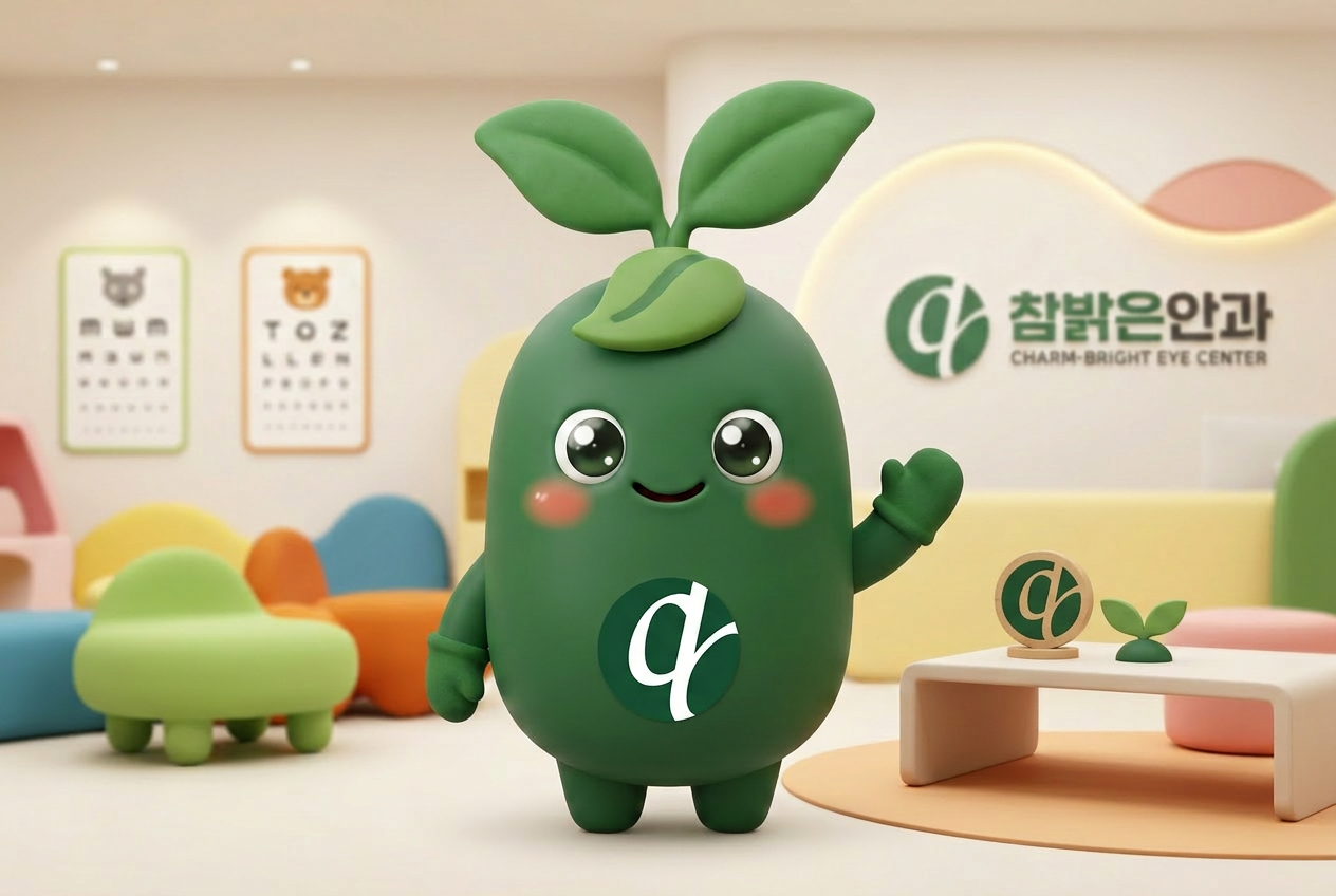 참밝은안과 마스코트 캐릭터 밝음이